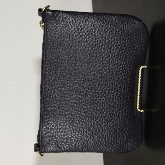 Lodis Pebbled Leather "Emily" Convertible Crossbody/Clutch Bag - Picture 7 of 10